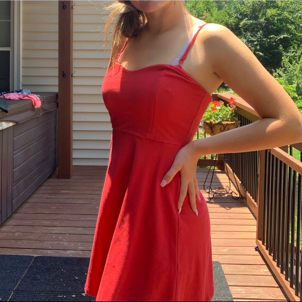 Red forever 21 dress